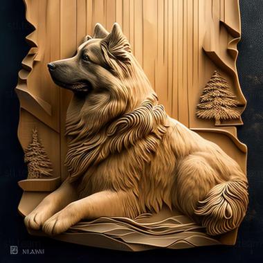 3D model Romanian Carpathian Shepherd dog (STL)